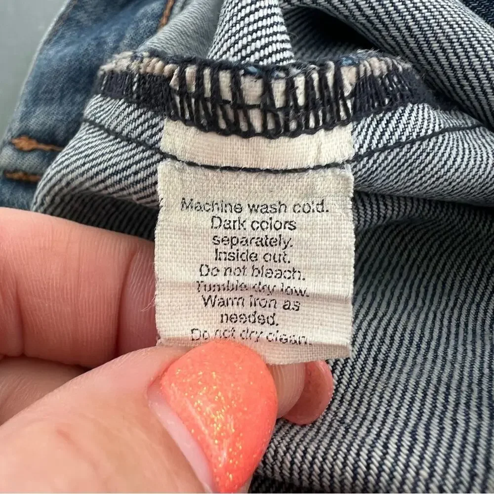 J.Crew Blue denim Jean jacket Bomber cotton SMALL